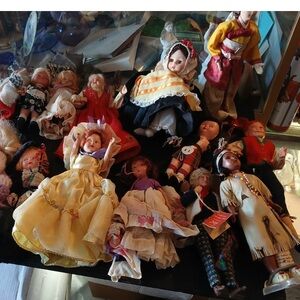 Lot Of 14 Antique/ Vintage Dolls, Nice Assortment